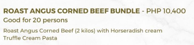 Roast Corned Beef Bundle