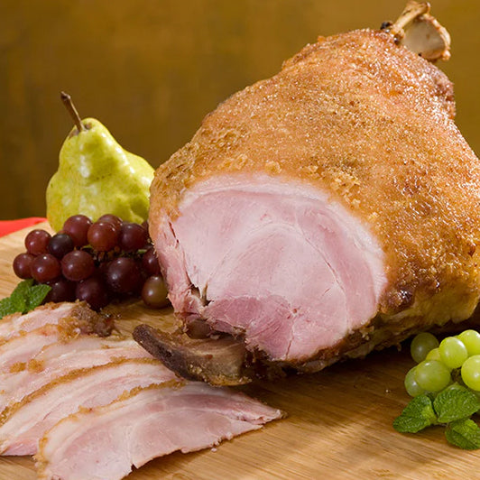 The Plaza Premium Baked Ham - Ham leg, Bone in