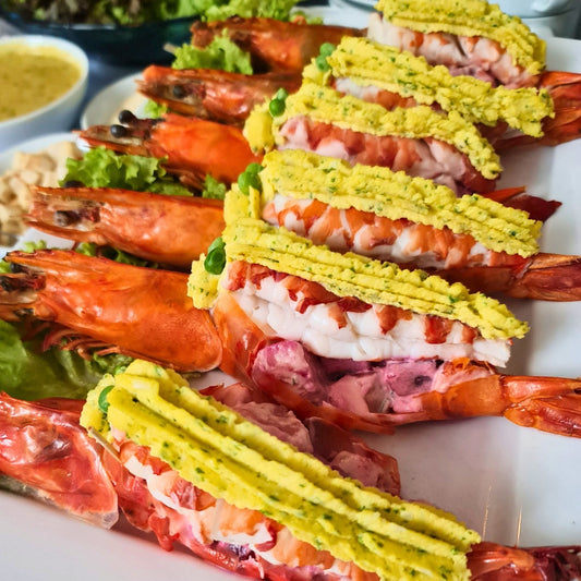 Prawns Thermidor