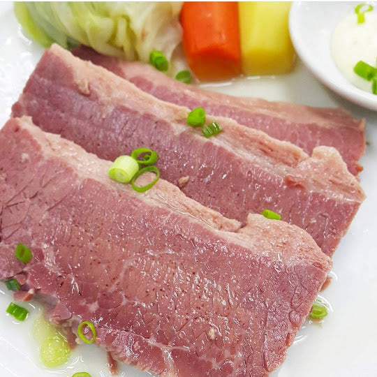 Boiled Angus Corned Beef - Frozen, Single Serving - The Plaza Catering